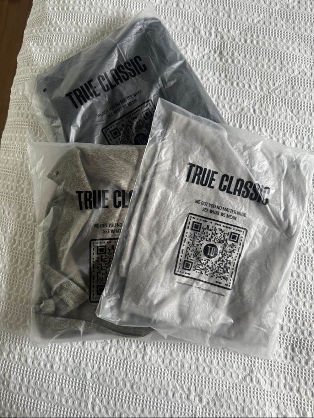True Classic Men's Polo Pack — Black, Olive, and Light Gray - Picture 2 of 2